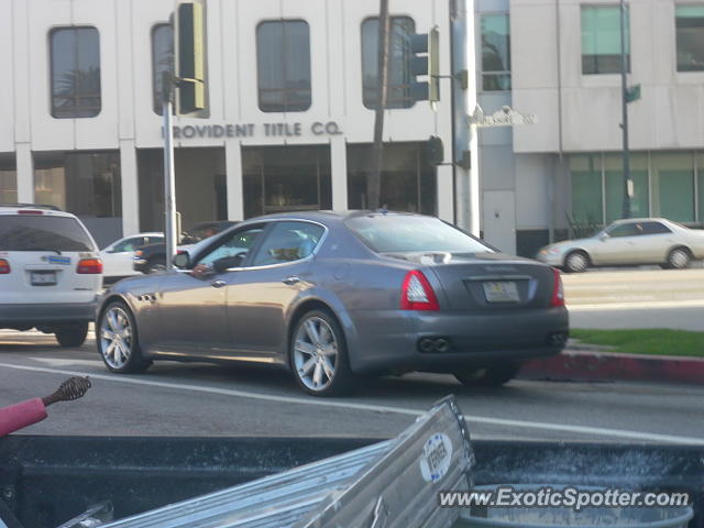 Maserati Quattroporte spotted in Beverly Hills, California