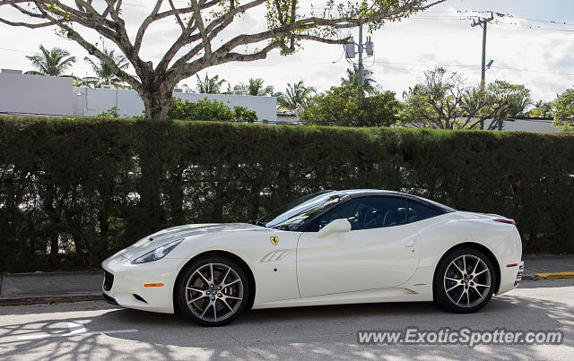Ferrari California spotted in Palm Beach, Florida