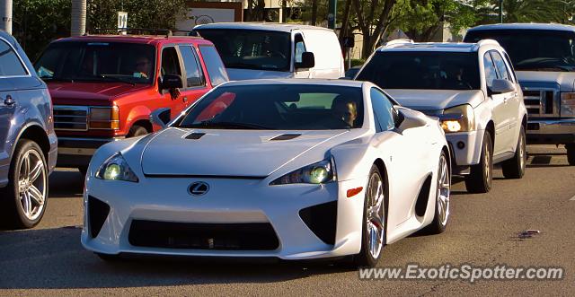 Lexus LFA spotted in Miami, Florida