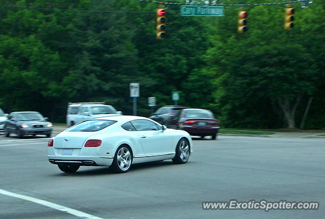 Bentley Continental spotted in Cary, North Carolina