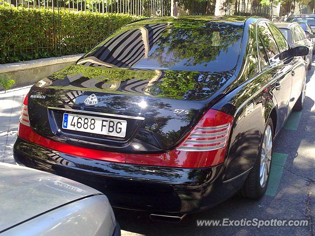 Mercedes Maybach spotted in Madrid, Spain