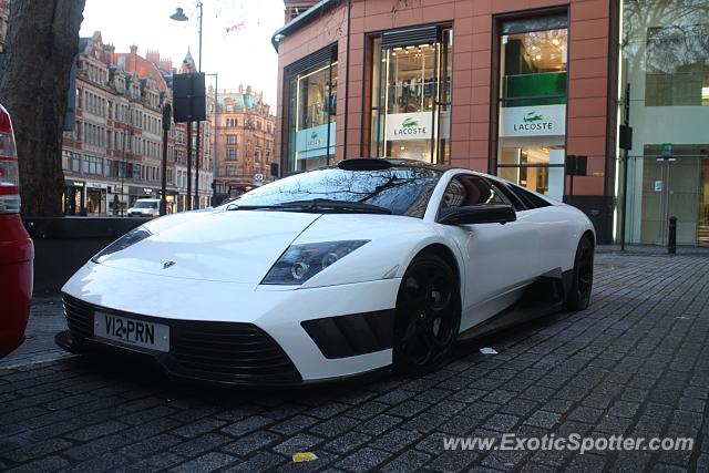 Lamborghini Murcielago spotted in London, United Kingdom