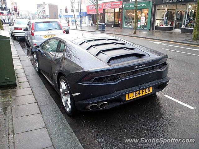 Lamborghini Huracan spotted in Swansea, United Kingdom