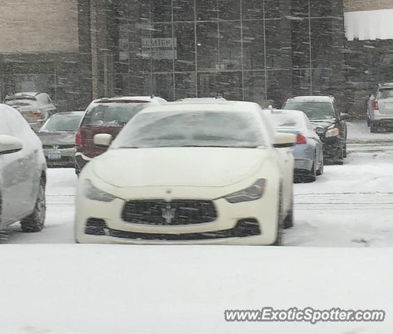 Maserati Ghibli spotted in PIttsford, New York
