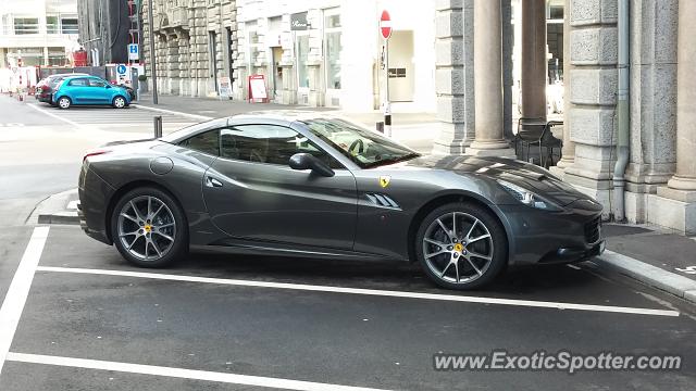 Ferrari California spotted in Zürich, Switzerland