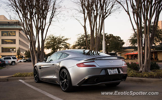 Aston Martin Vanquish spotted in Dallas, Texas