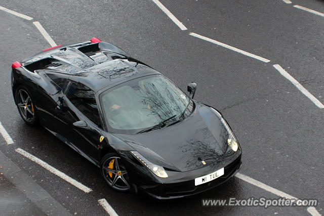 Ferrari 458 Italia spotted in London, United Kingdom