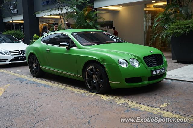 Bentley Continental spotted in Kuala Lumpur, Malaysia