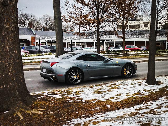 Ferrari California spotted in Washington D.C., Washington