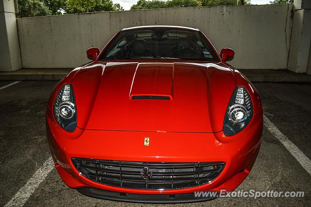 Ferrari California spotted in Dallas, Texas