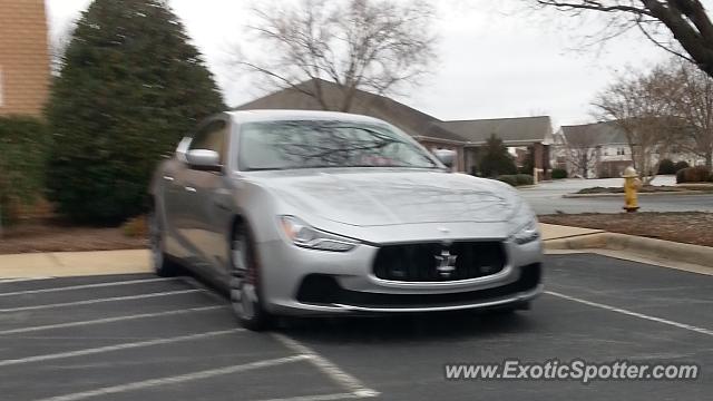 Maserati Ghibli spotted in Hickory, North Carolina