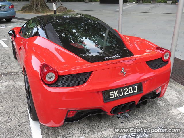 Ferrari 458 Italia spotted in Singapore, Singapore