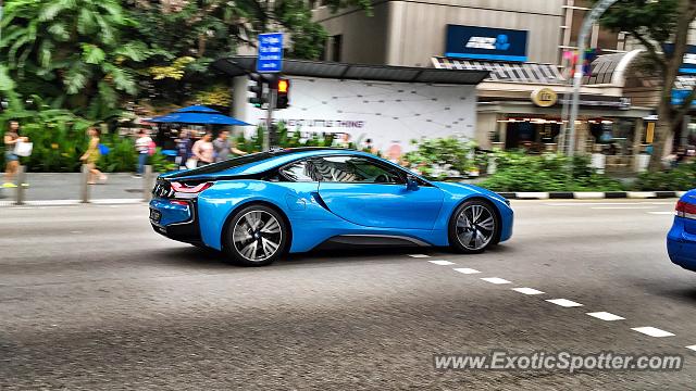 BMW I8 spotted in Orchard Road, Singapore