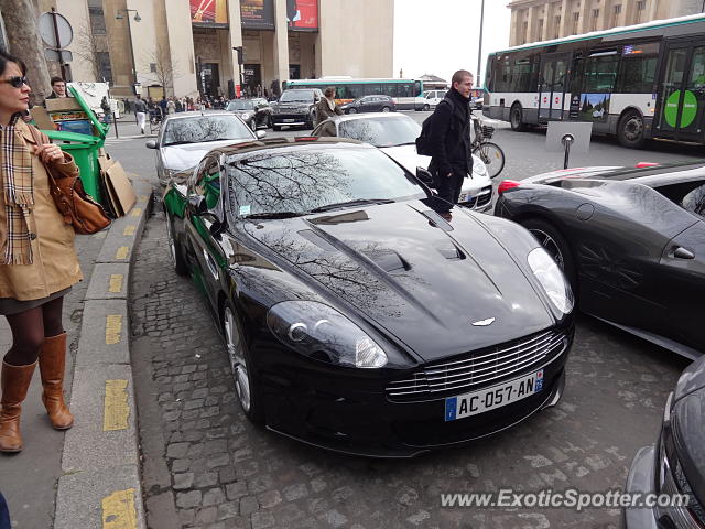 Aston Martin DBS spotted in Paris, France