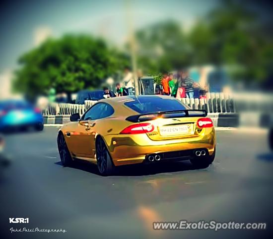 Jaguar XKR-S spotted in Mumbai, India