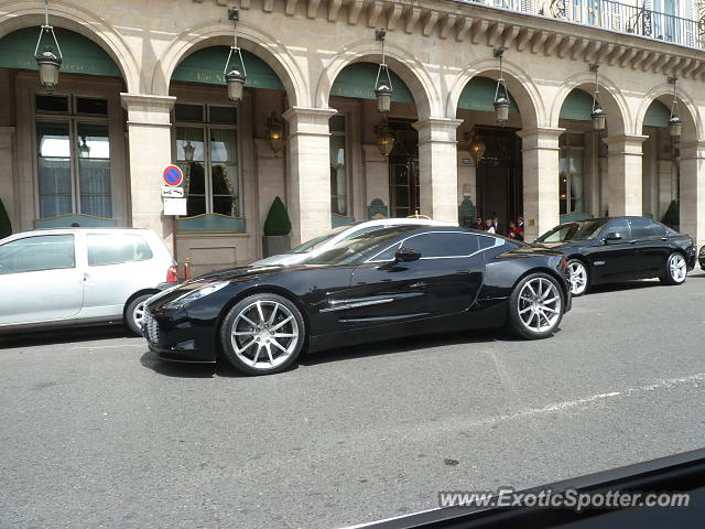 Aston Martin One-77 spotted in Paris, France