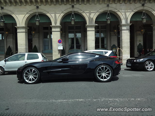 Aston Martin One-77 spotted in Paris, France