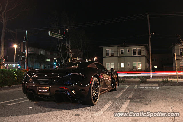 Mclaren P1 spotted in Burlingame, California