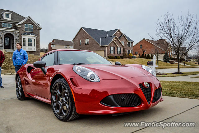 Alfa Romeo 4C spotted in Cincinnati, Ohio