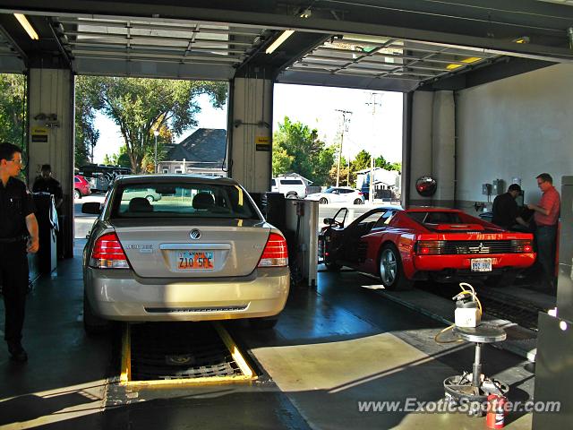 Ferrari Testarossa spotted in Riverton, Utah