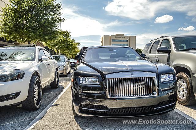Rolls Royce Wraith spotted in Dallas, Texas