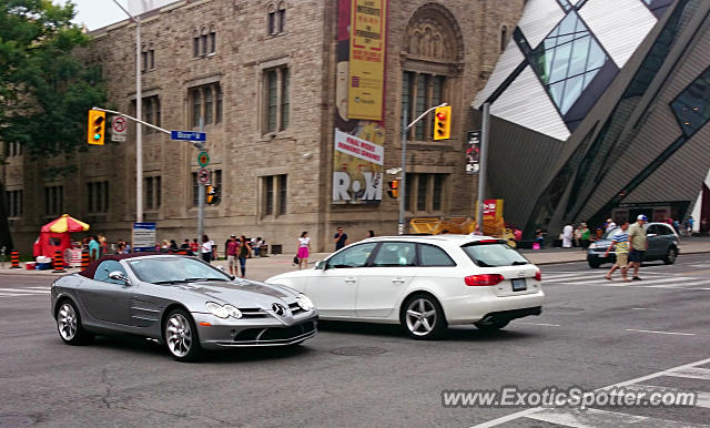 Mercedes SLR spotted in Toronto, Ontario, Canada