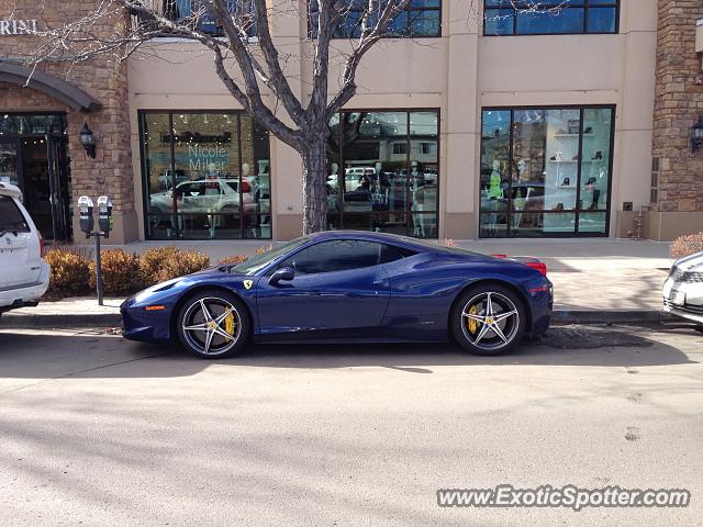 Ferrari 458 Italia spotted in Denver, Colorado