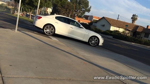Maserati Ghibli spotted in Riverside, California