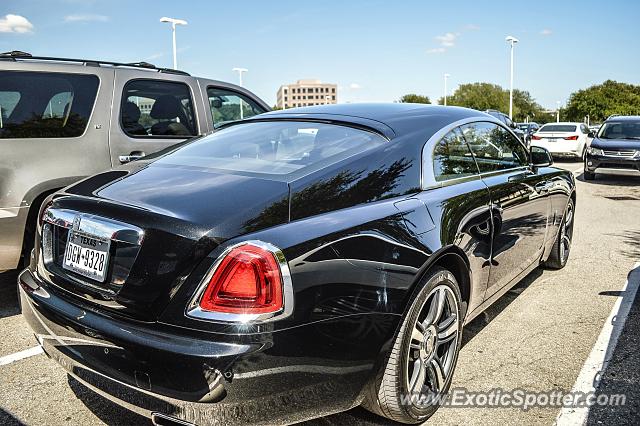 Rolls Royce Wraith spotted in Dallas, Texas