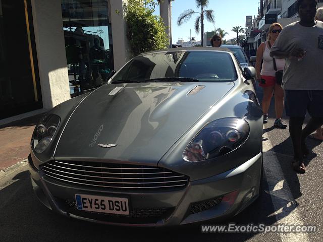 Aston Martin DB9 spotted in Puerto Banús, Spain