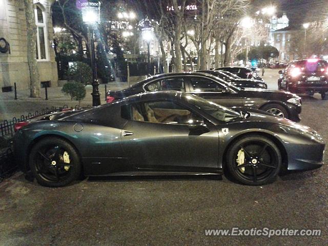 Ferrari 458 Italia spotted in Madrid, Spain