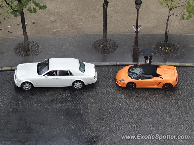 Lamborghini Gallardo spotted in Paris, France