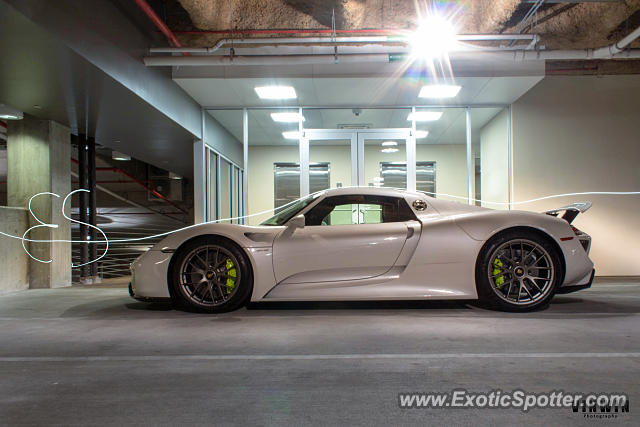 Porsche 918 Spyder spotted in Dallas, Texas