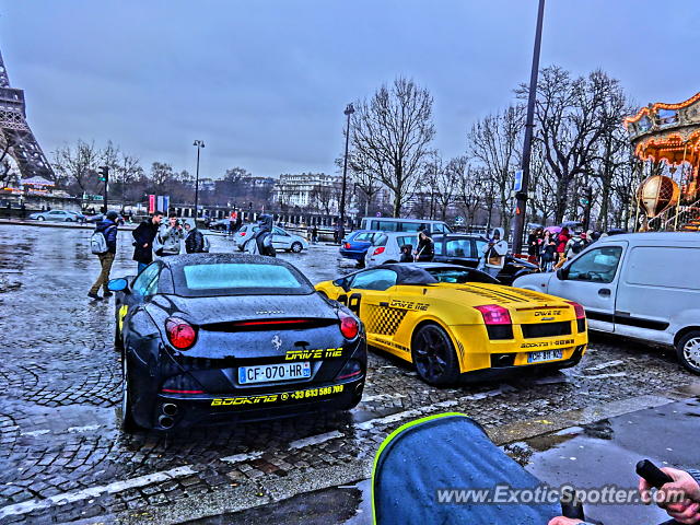 Ferrari California spotted in Paris, France