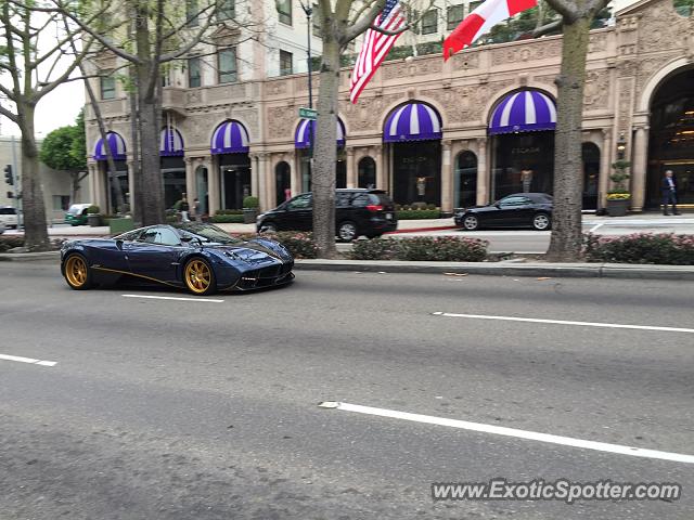Pagani Huayra spotted in Beverly Hills, California