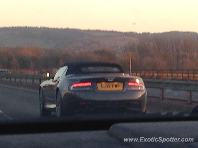 Aston Martin DB9 spotted in M40, United Kingdom
