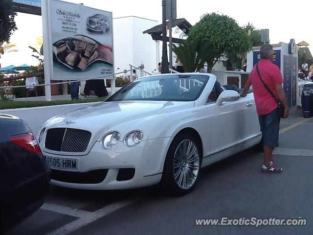 Bentley Continental spotted in Puerto Banus, Spain