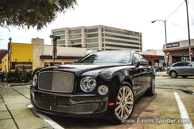 Bentley Mulsanne spotted in Dallas, Texas