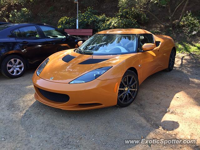 Lotus Evora spotted in Big Sur, California
