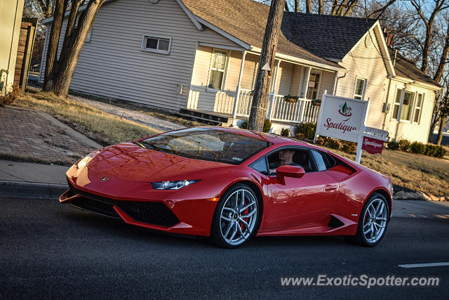 Lamborghini Huracan spotted in Overland Park, Kansas