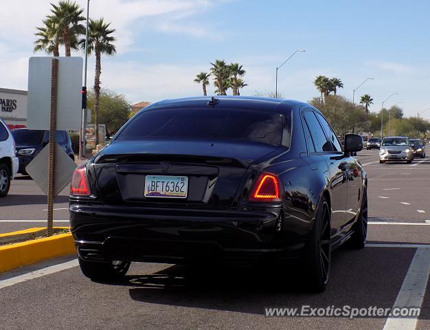 Rolls Royce Ghost spotted in Scottsdale, Arizona