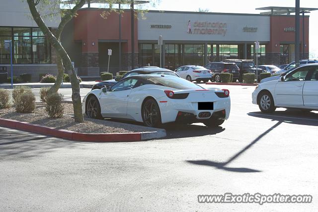 Ferrari 458 Italia spotted in Scottsdale, Arizona