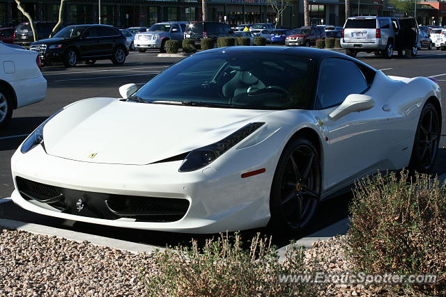 Ferrari 458 Italia spotted in Scottsdale, Arizona