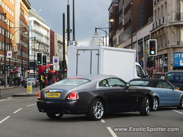 Rolls Royce Wraith spotted in LONDON, United Kingdom