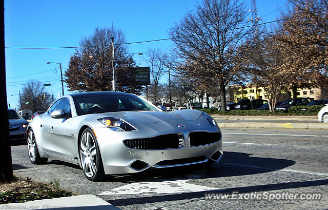 Fisker Karma spotted in Charlotte, North Carolina