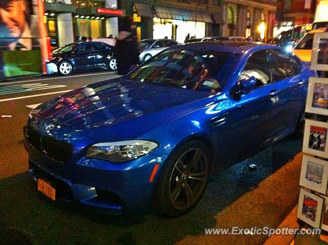 BMW M5 spotted in Manhattan, New York