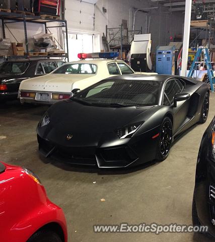 Lamborghini Aventador spotted in Pittsburgh, Pennsylvania