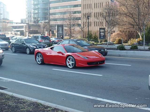 Ferrari 458 Italia spotted in Atlanta, Georgia