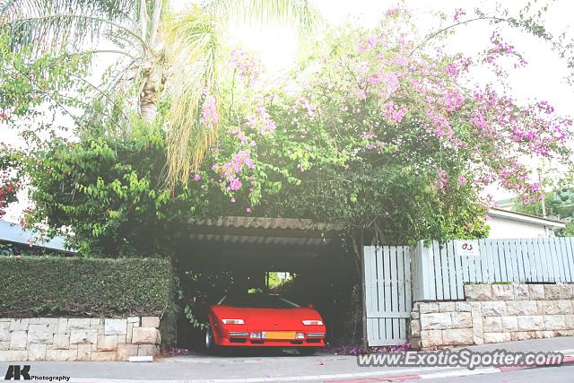 Lamborghini Countach spotted in Tel Aviv, Israel