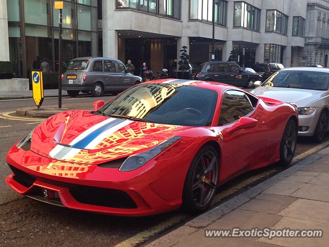 Ferrari 458 Italia spotted in London, United Kingdom